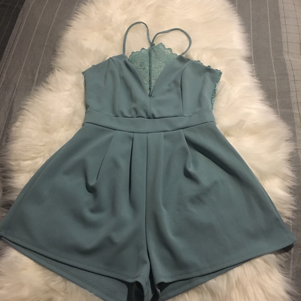 Blue romper
